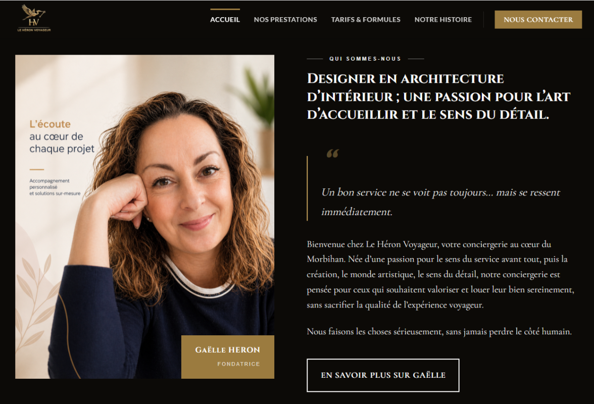 Site internet Locoal Mendon Le héron Voyageur