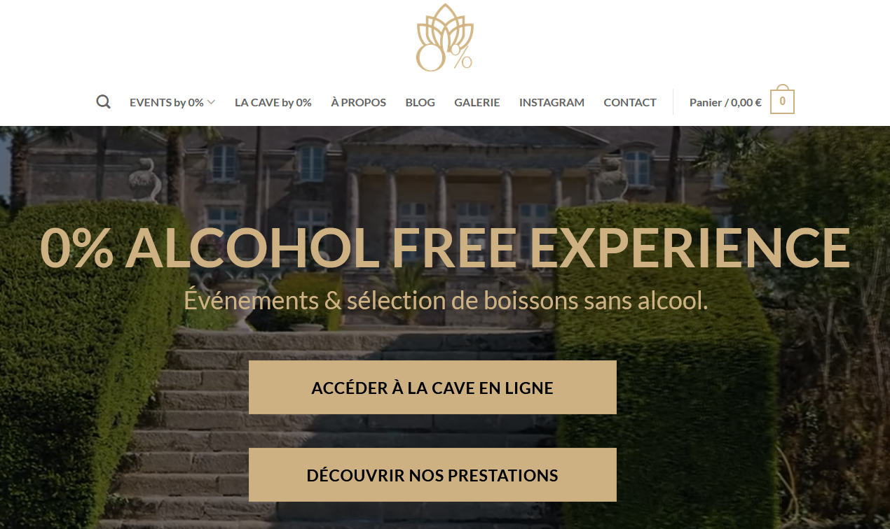 Site internet Morbihan Alcohol free experience